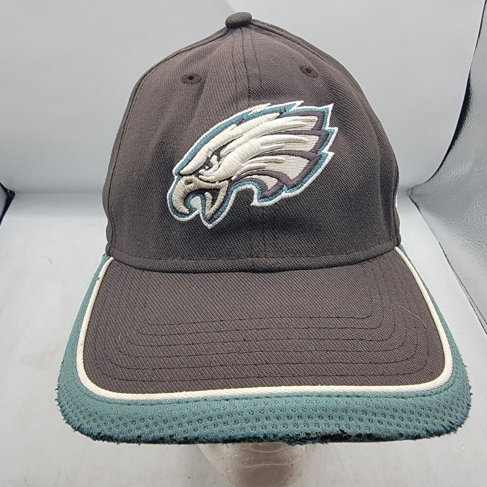 Philadelphia Eagles New Era 39Thirty NFL Cap S/M Gray Teal Sports Casual